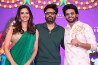 Anaganaga Oka Raju Movie Success Meet Photos
